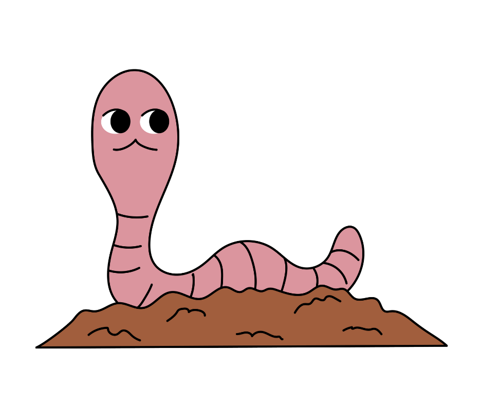Picture of a cartoon worm