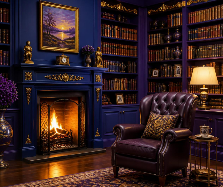 Picture of a nice home library